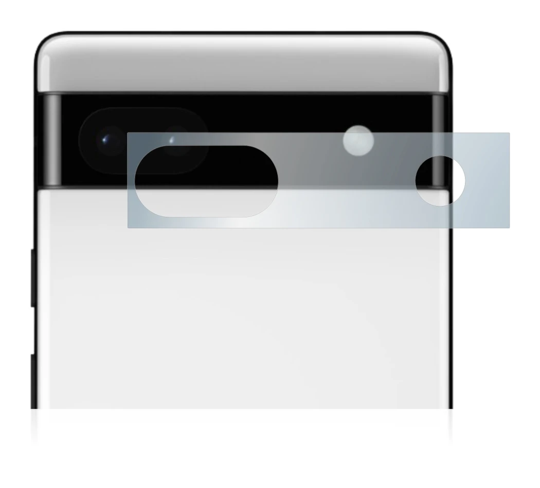 Image of the device Google Pixel 6a (ONLY Camera Lens) with a wide variety of screen protectors.