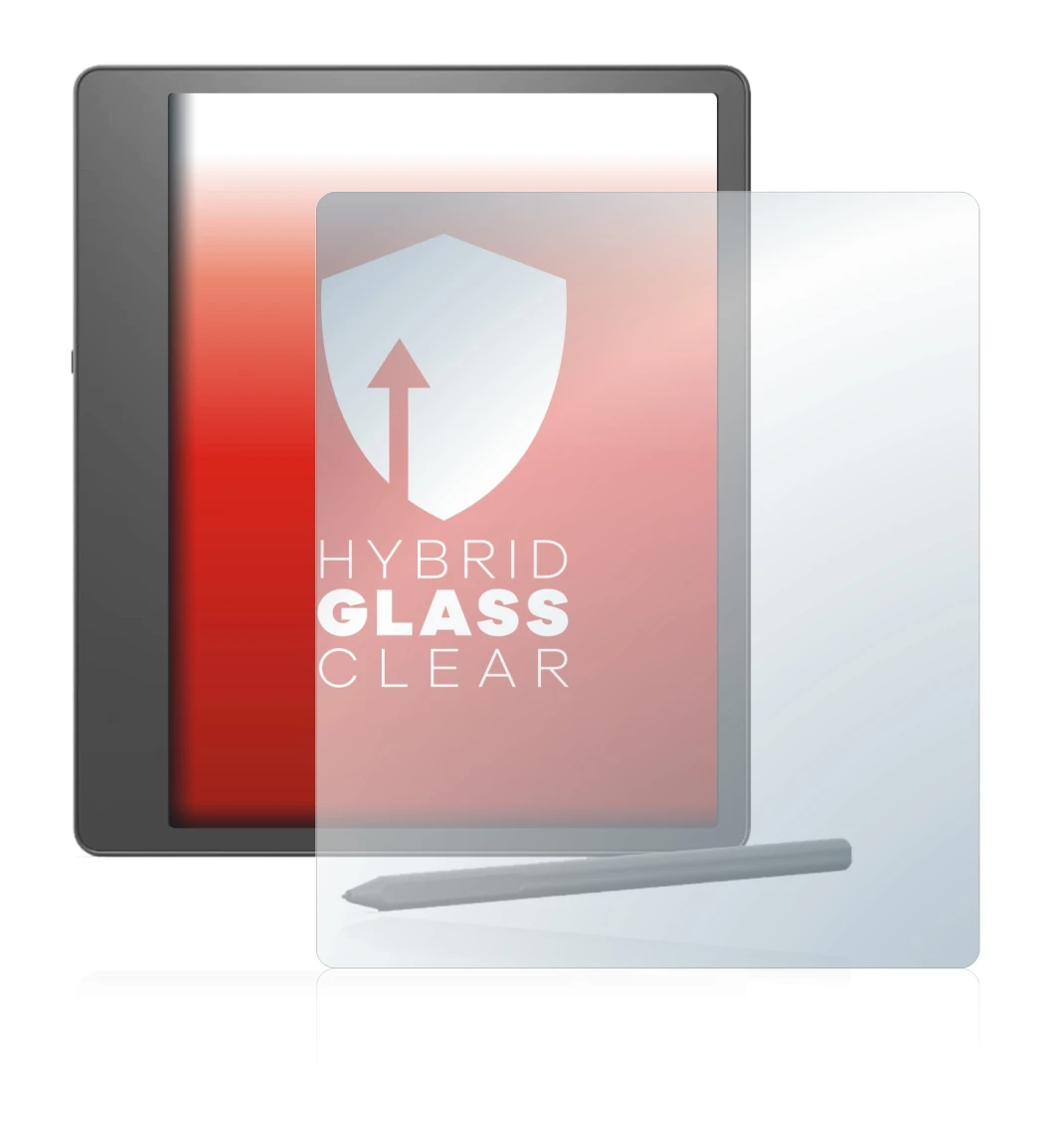 Image of the device Amazon Kindle Scribe with a wide variety of screen protectors.