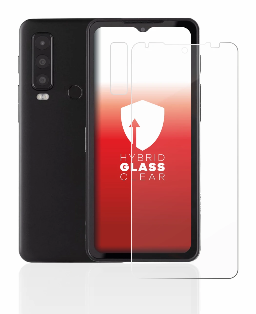 Image of the device Caterpillar Cat S75 (Front+Camera) with a wide variety of screen protectors.