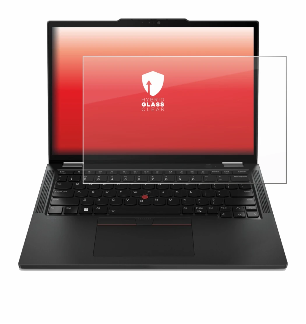 Image of the device Lenovo ThinkPad X13 Gen 4 with a wide variety of screen protectors.