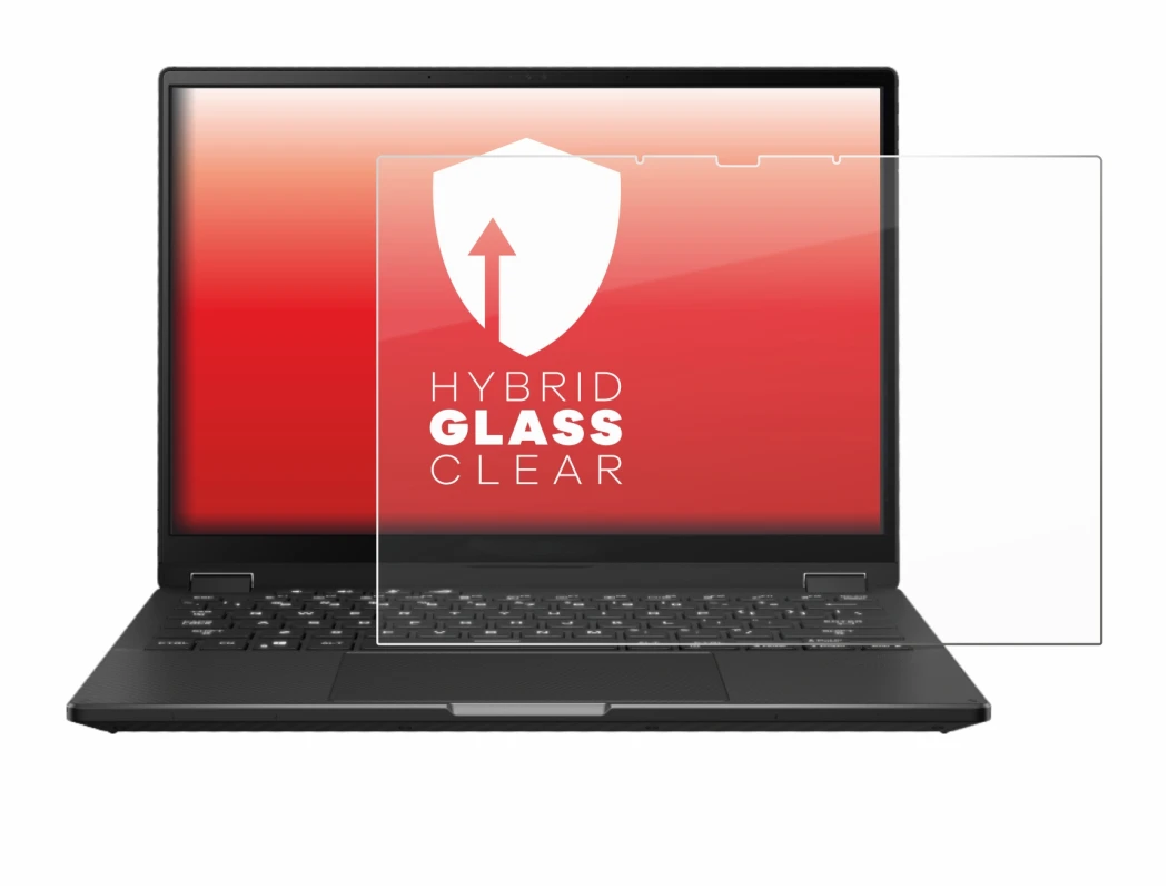 Image of the device ASUS ROG Flow X13 2023 with a wide variety of screen protectors.