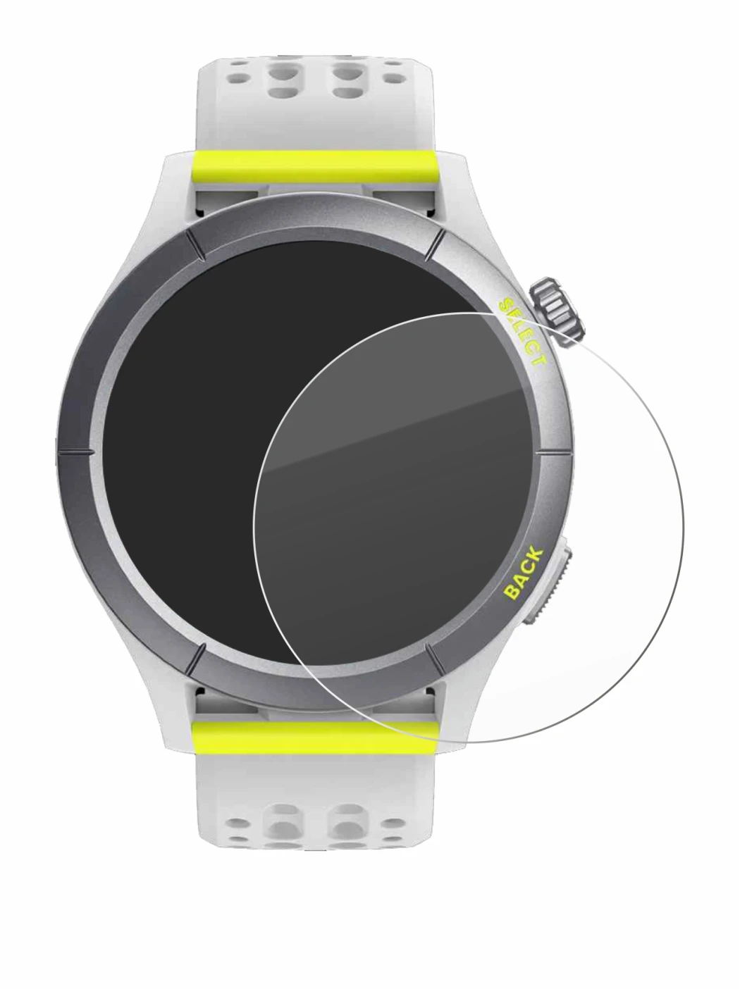 Image of the device Huami Amazfit Cheetah with a wide variety of screen protectors.