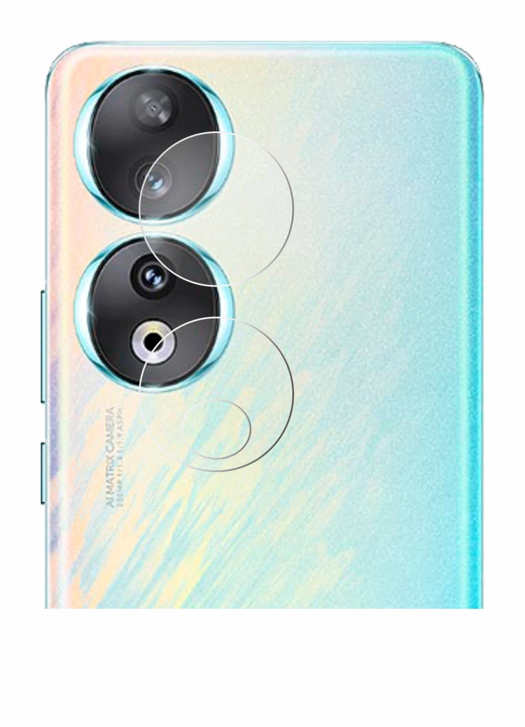 Image of the device Honor 90 (ONLY Camera Lens) with a wide variety of screen protectors.