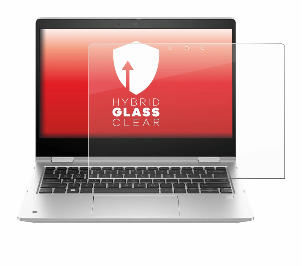 Image of the device HP ProBook x360 435 G10 with a wide variety of screen protectors.
