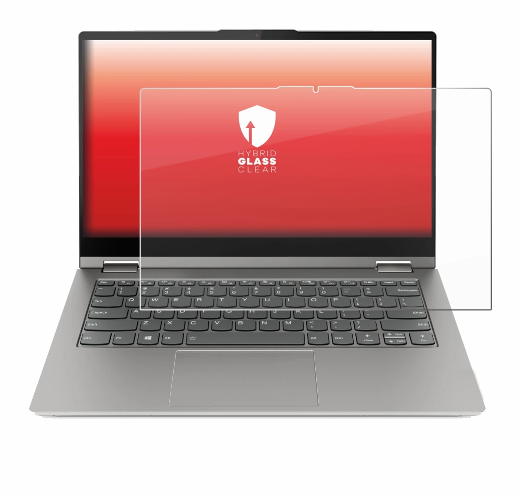 Image of the device Lenovo ThinkBook 14s Yoga G3 with a wide variety of screen protectors.