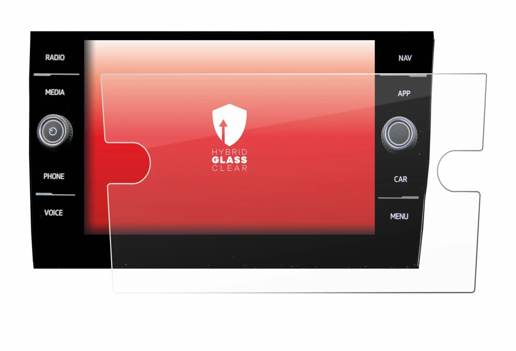 Image of the device Volkswagen Taigo Discover Media 8” 2023 with a wide variety of screen protectors.