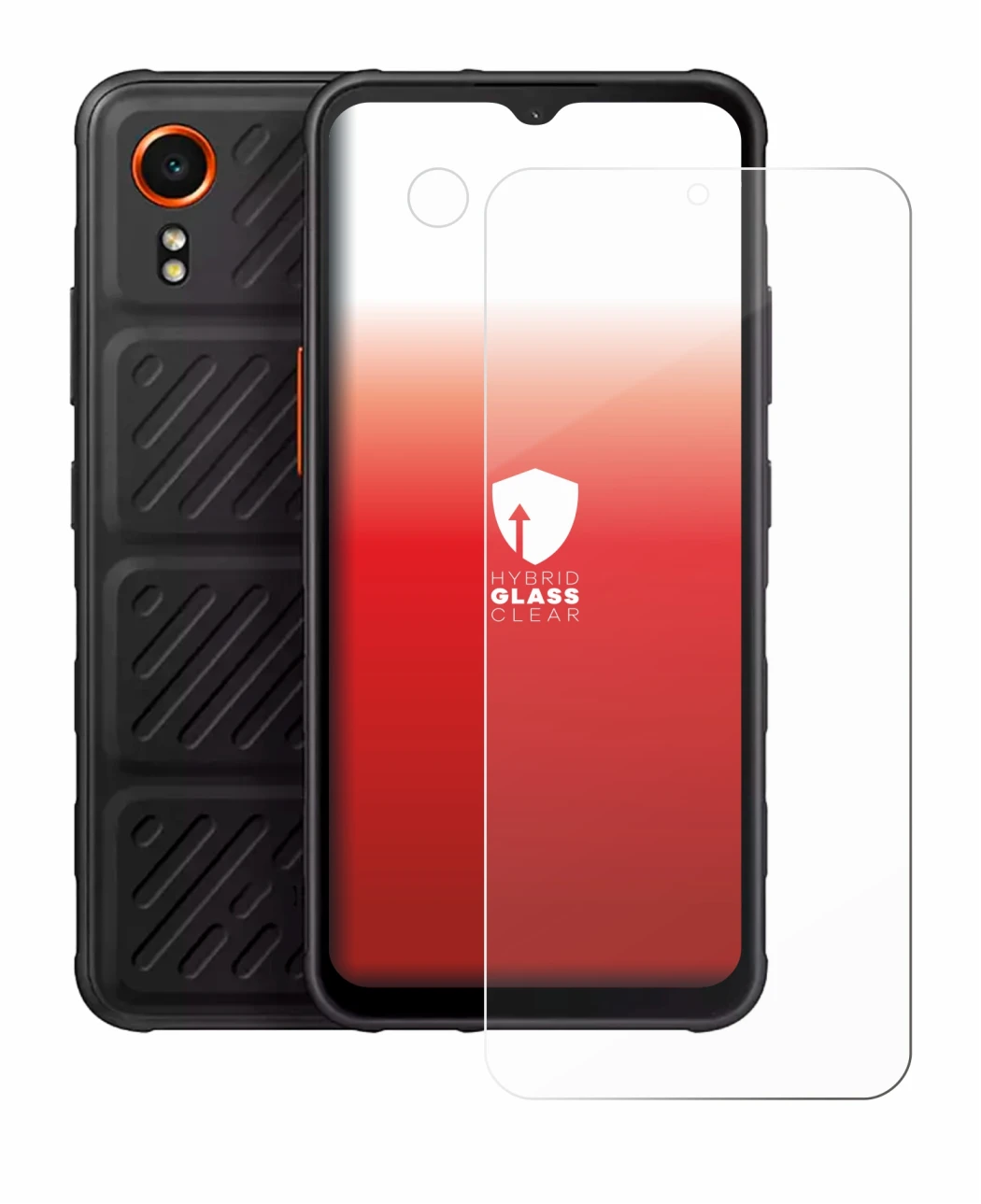 Image of the device Samsung Galaxy XCover 7 (Front+Camera) with a wide variety of screen protectors.