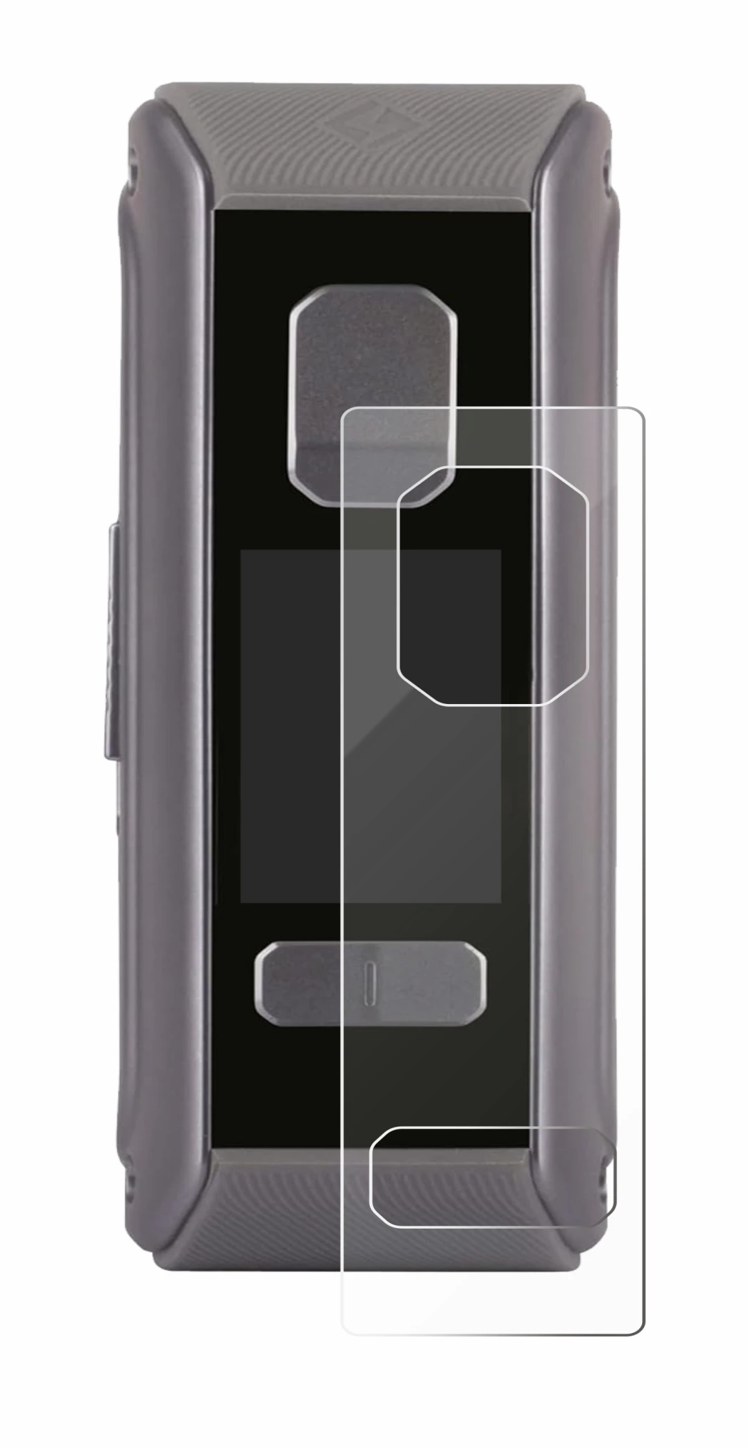 Image of the device GeekVape Aegis Max2 / Max100 with a wide variety of screen protectors.