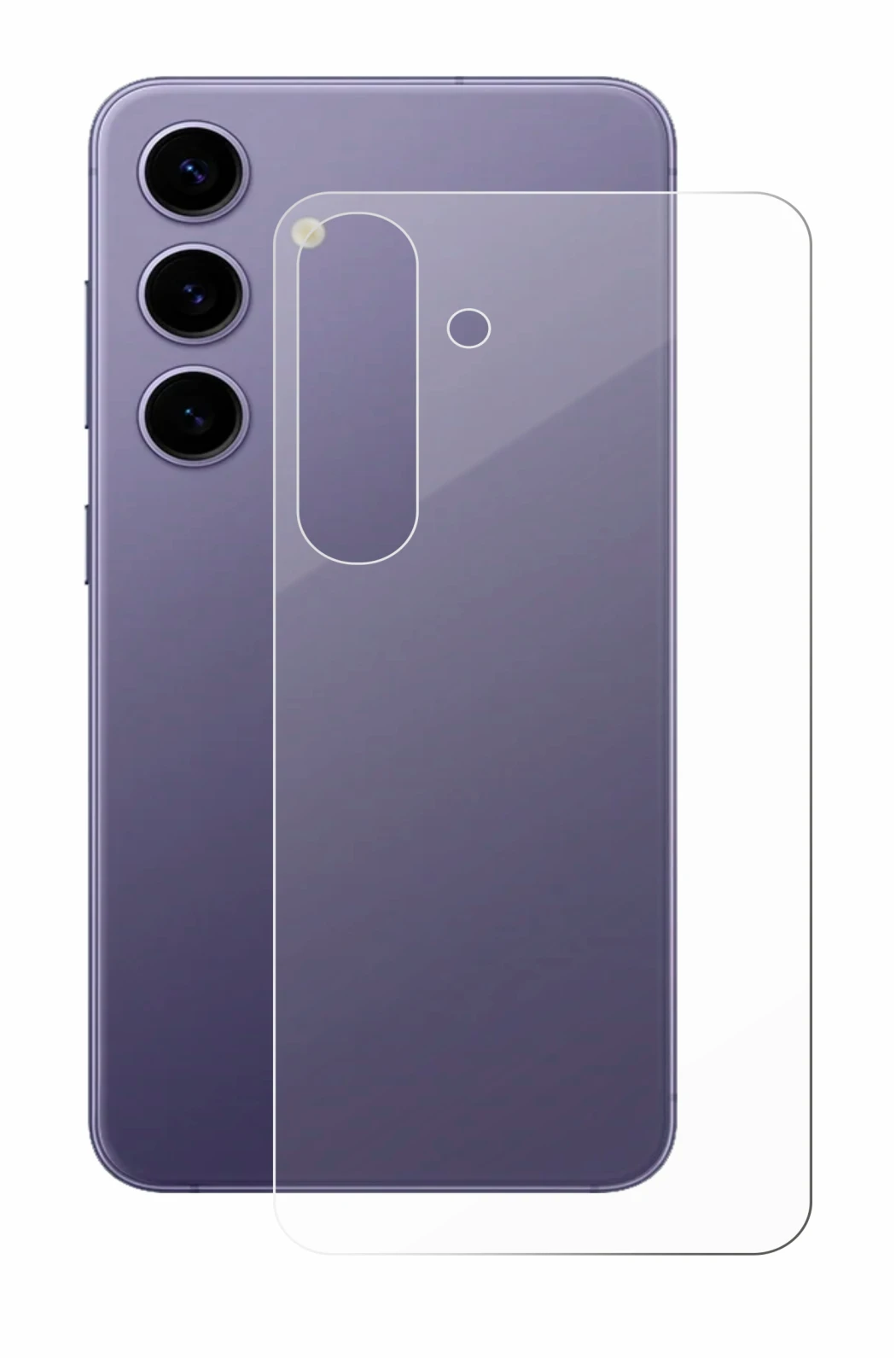 Image of the device Samsung Galaxy S24 (Back) with a wide variety of screen protectors.