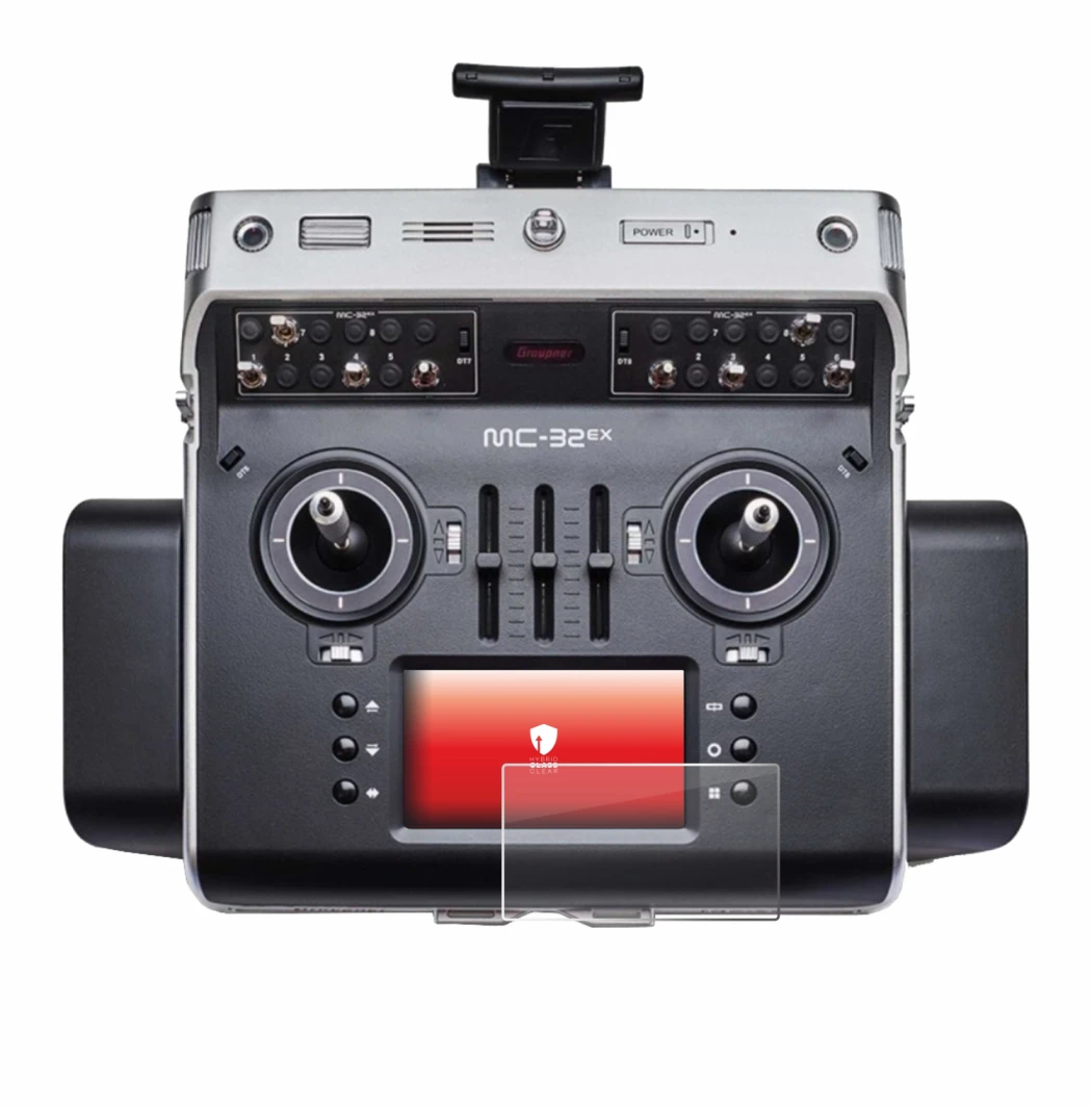 Image of the device Graupner MC-32ex with a wide variety of screen protectors.