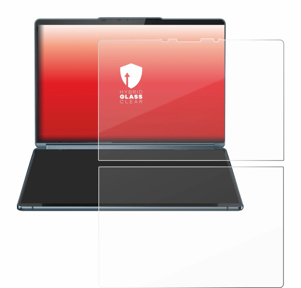 Image of the device Lenovo Yoga Book 9i Gen 9 with a wide variety of screen protectors.