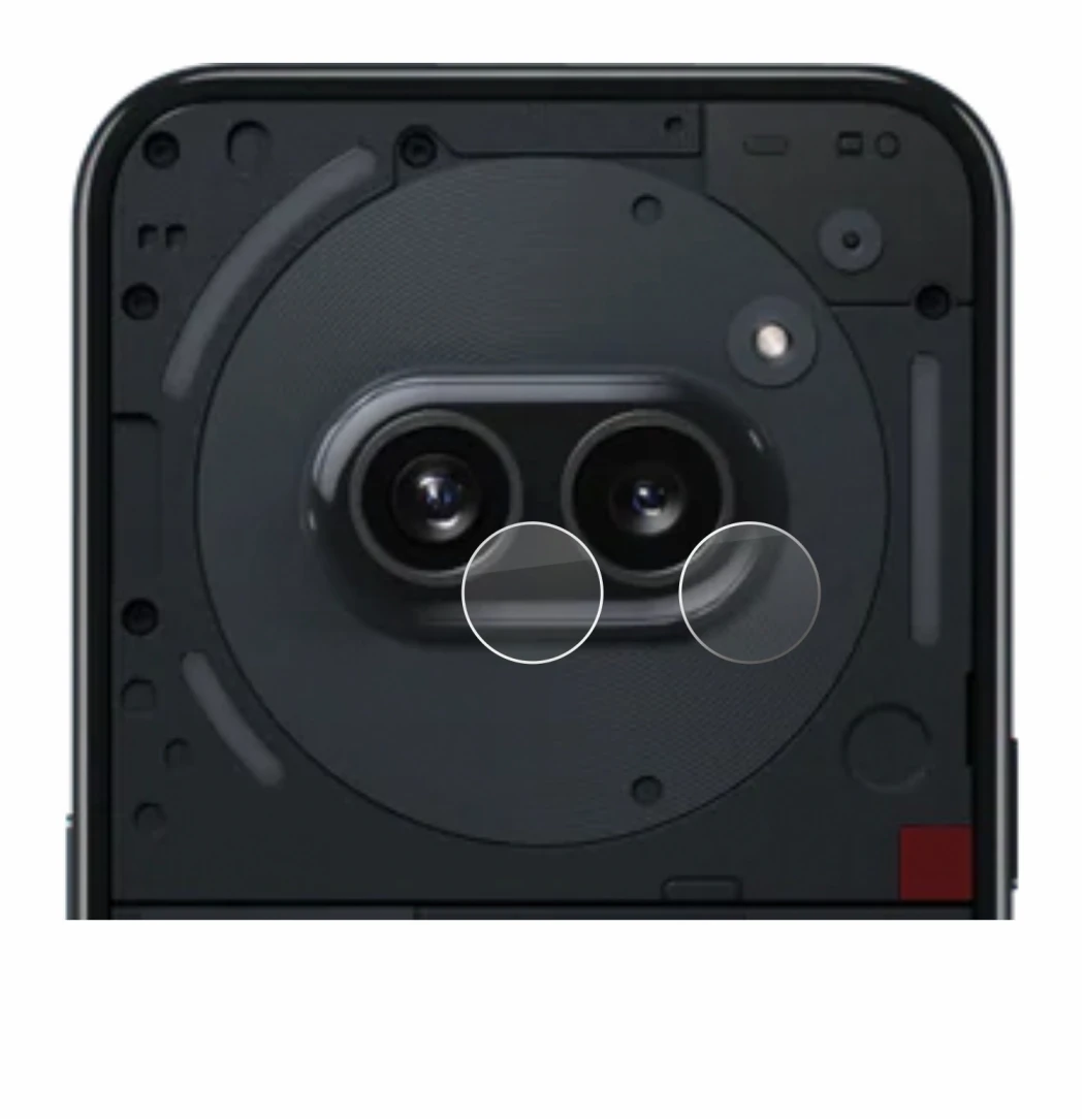 Image of the device Nothing Phone (2a) (ONLY Camera Lens) with a wide variety of screen protectors.