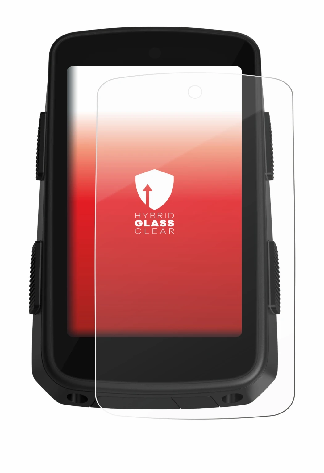 Image of the device Hammerhead Karoo 3 with a wide variety of screen protectors.