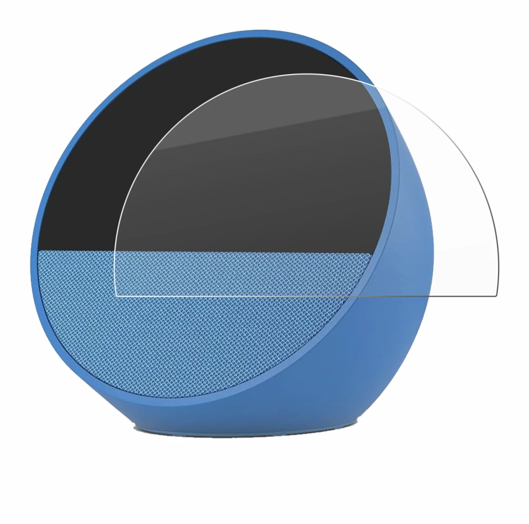 Image of the device Amazon Echo Spot 2024 with a wide variety of screen protectors.