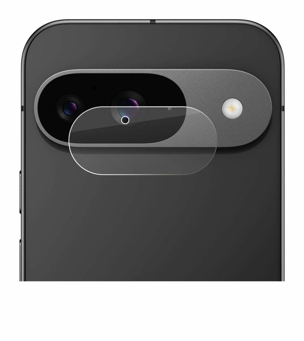 Image of the device Google Pixel 9 (ONLY Camera Lens) with a wide variety of screen protectors.