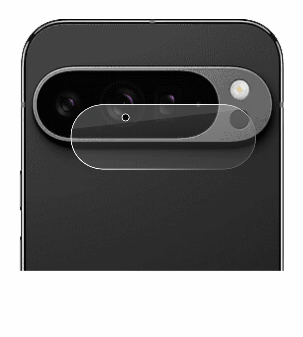 Image of the device Google Pixel 9 Pro XL (ONLY Camera Lens) with a wide variety of screen protectors.