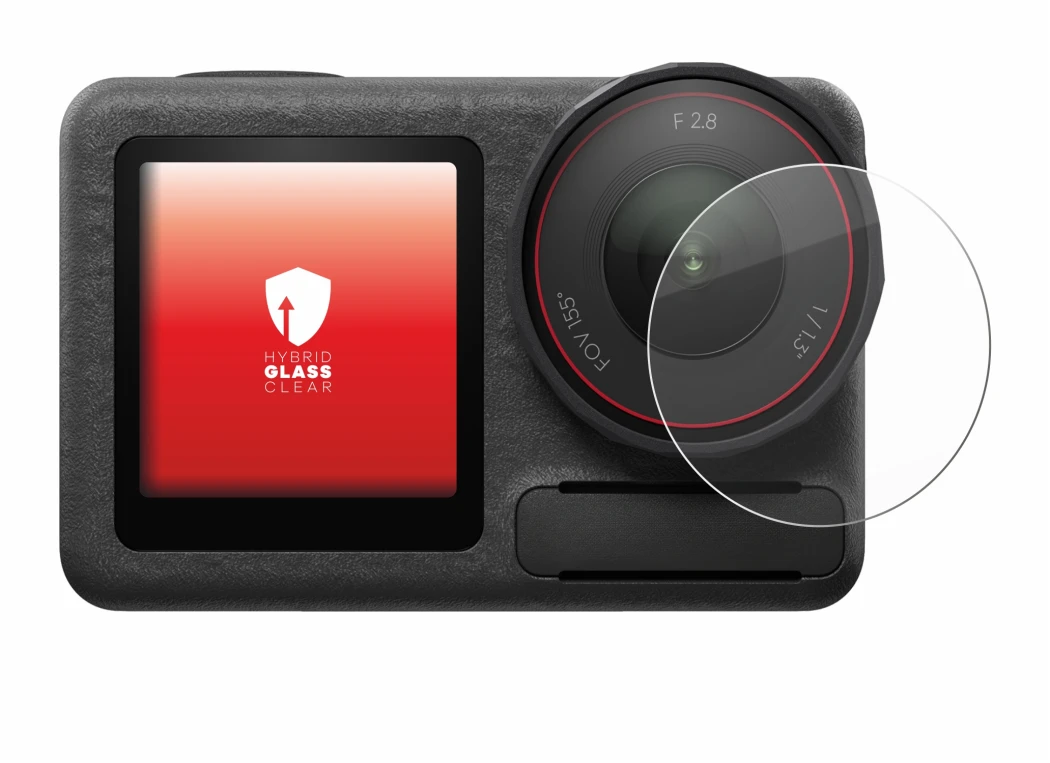 Image of the device DJI Osmo Action 5 Pro (Lens) with a wide variety of screen protectors.