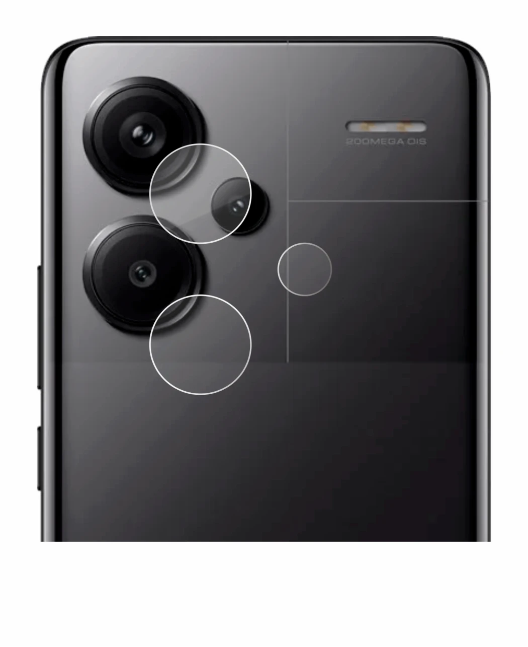 Image of the device Xiaomi Redmi Note 13 Pro+ 5G (ONLY Camera Lens) with a wide variety of screen protectors.