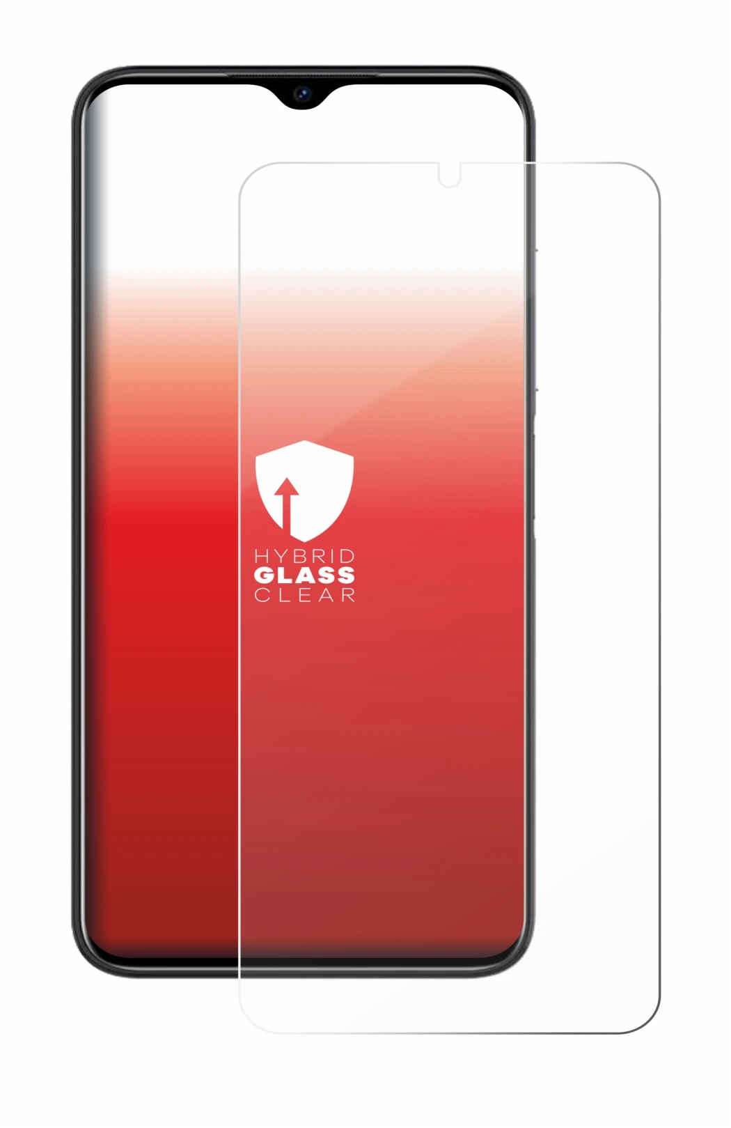 Image of the device Doogee N50 Pro with a wide variety of screen protectors.