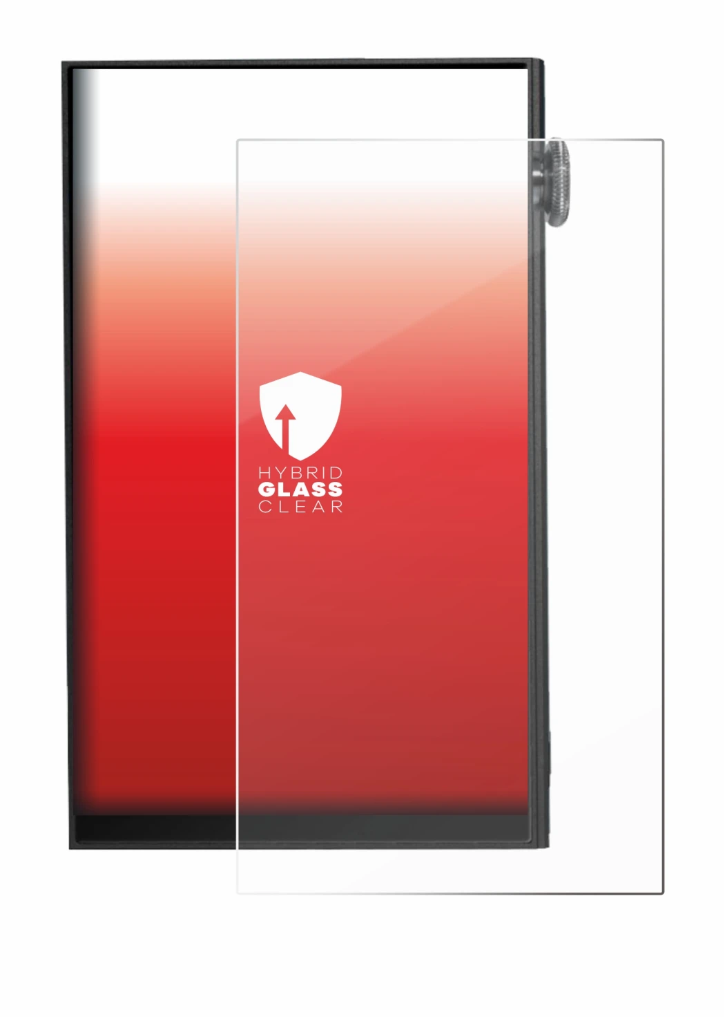 Image of the device iBasso DX180 with a wide variety of screen protectors.