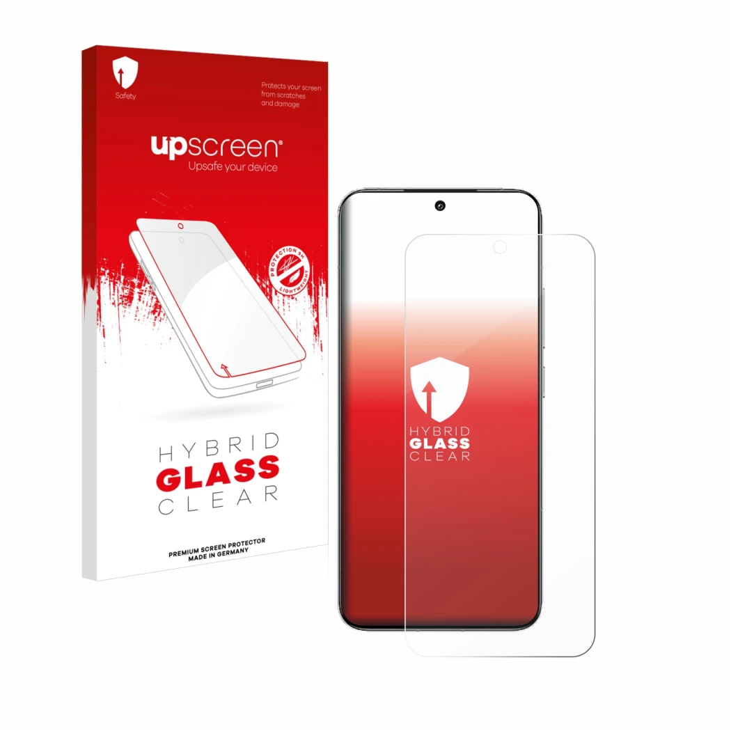 Front side of a product packaging with the brand logo upscreen. Next to it is the device Xiaomi 15 shown with the correspondin