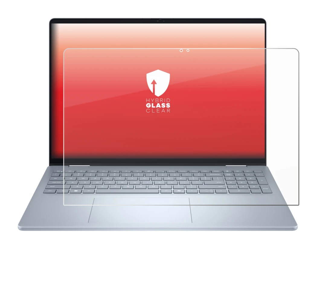 Image of the device Dell 16 Plus-2-in-1 with a wide variety of screen protectors.