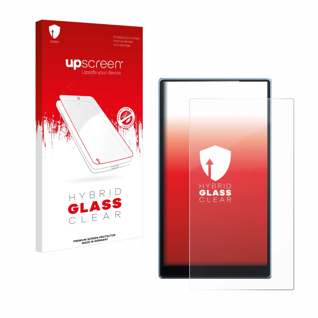Front side of a product packaging with the brand logo upscreen. Next to it is the device FiiO JM21 shown with the correspondin