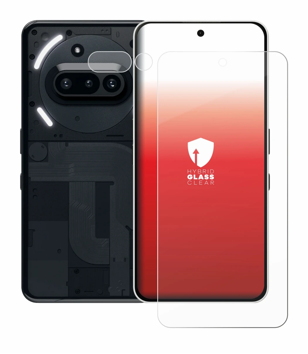 Image of the device Nothing Phone (3a) (Front+Camera) with a wide variety of screen protectors.