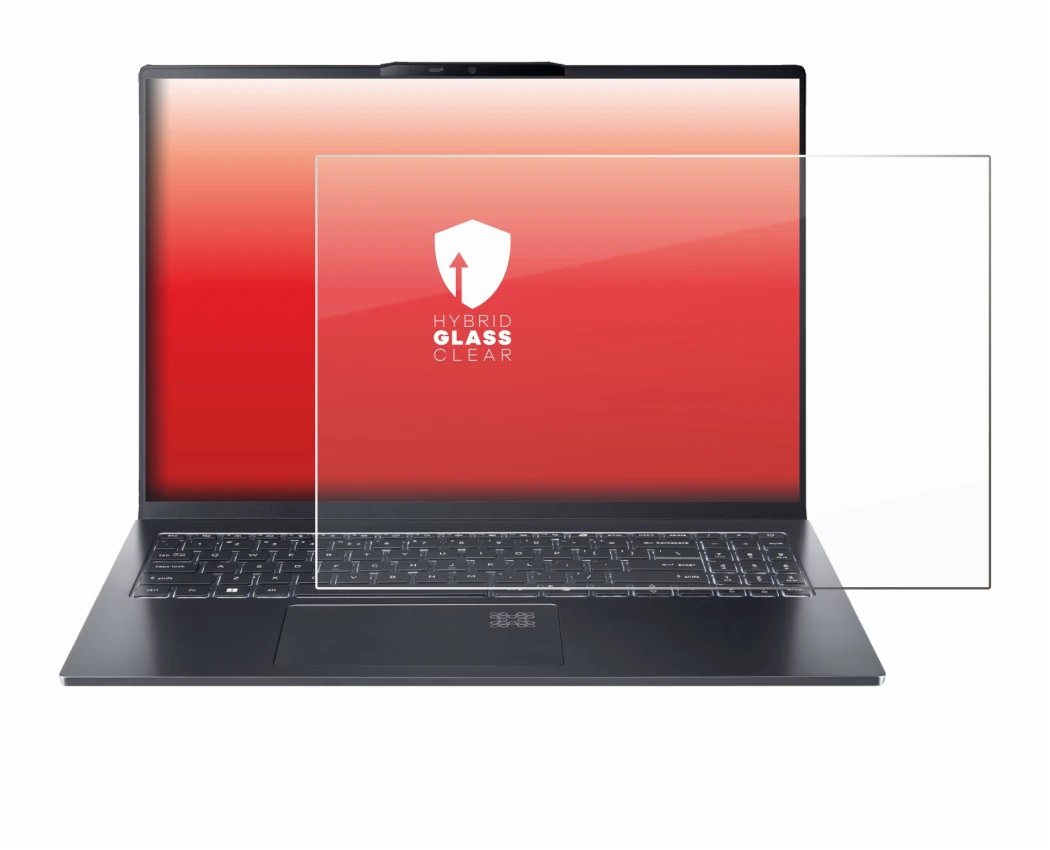 Image of the device Acer Swift Go 16 AI with a wide variety of screen protectors.