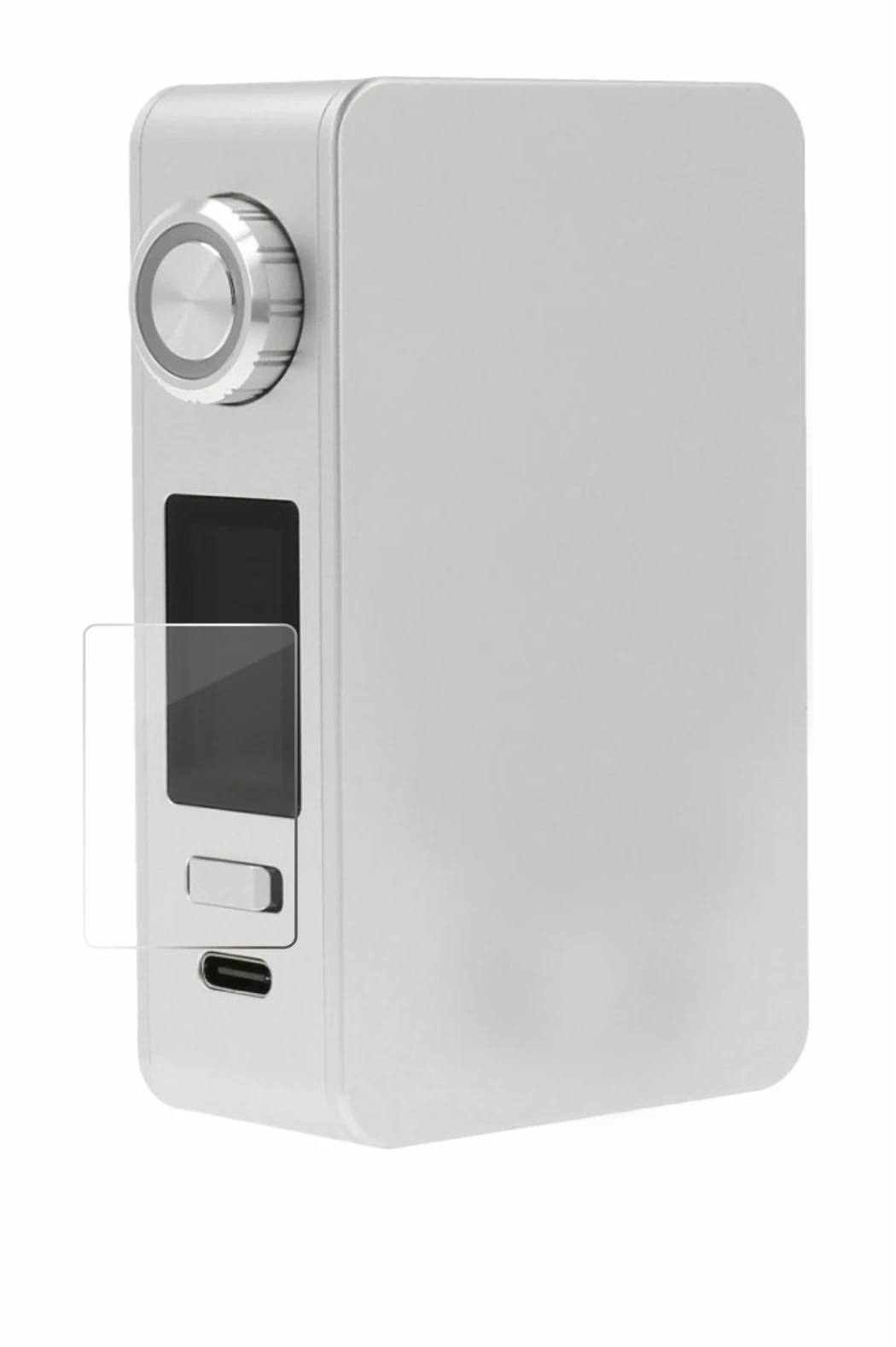 Image of the device Lost Vape Centaurus M200 with a wide variety of screen protectors.