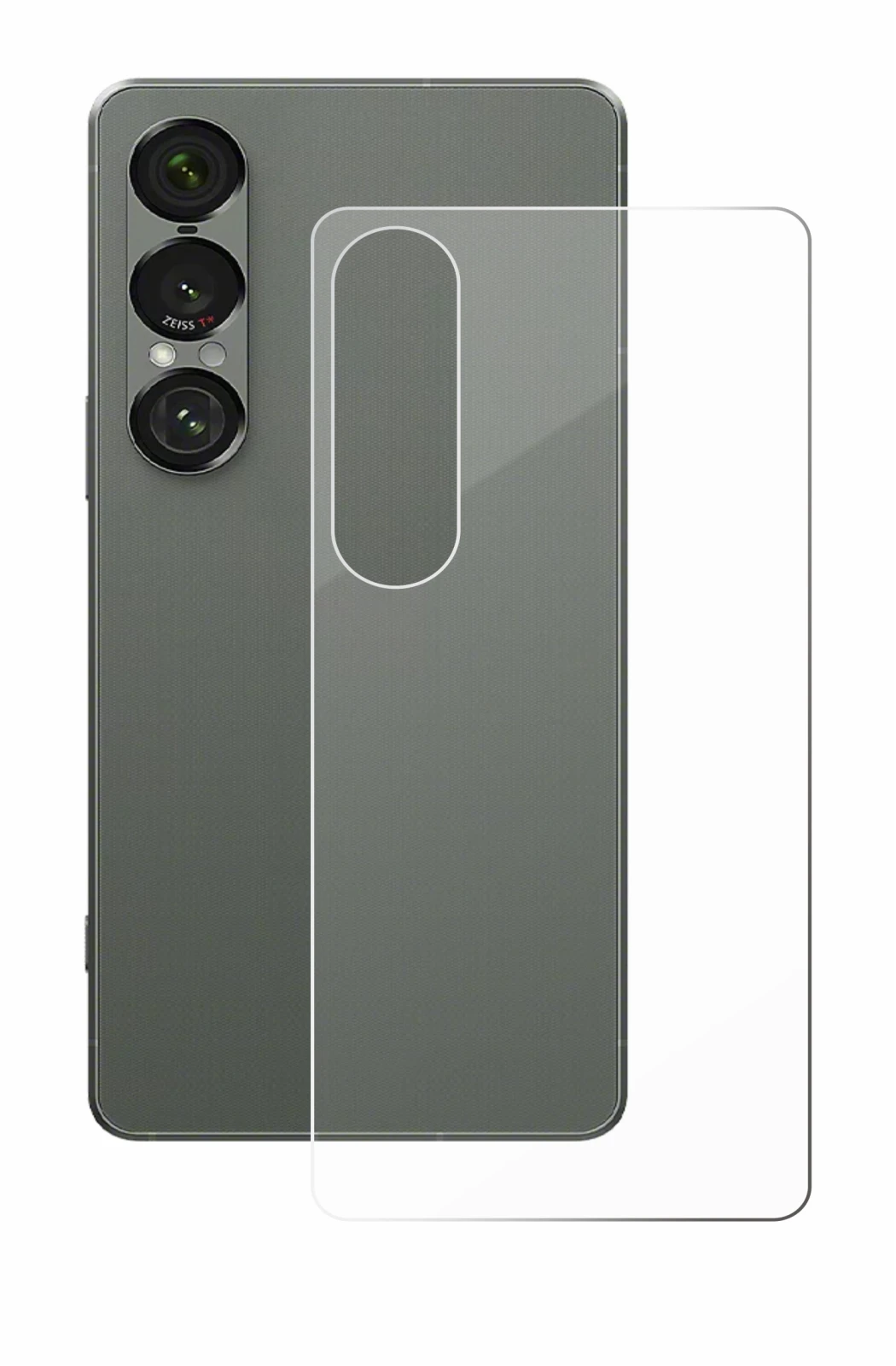 Image of the device Sony Xperia 1 VII (Back) with a wide variety of screen protectors.