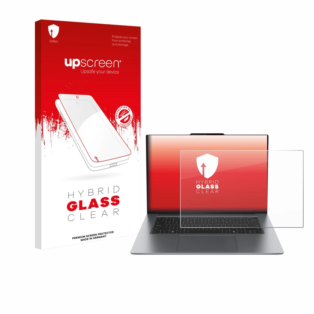 Front side of a product packaging with the brand logo upscreen. Next to it is the device Lenovo ThinkPad X9 15 G1 shown with t