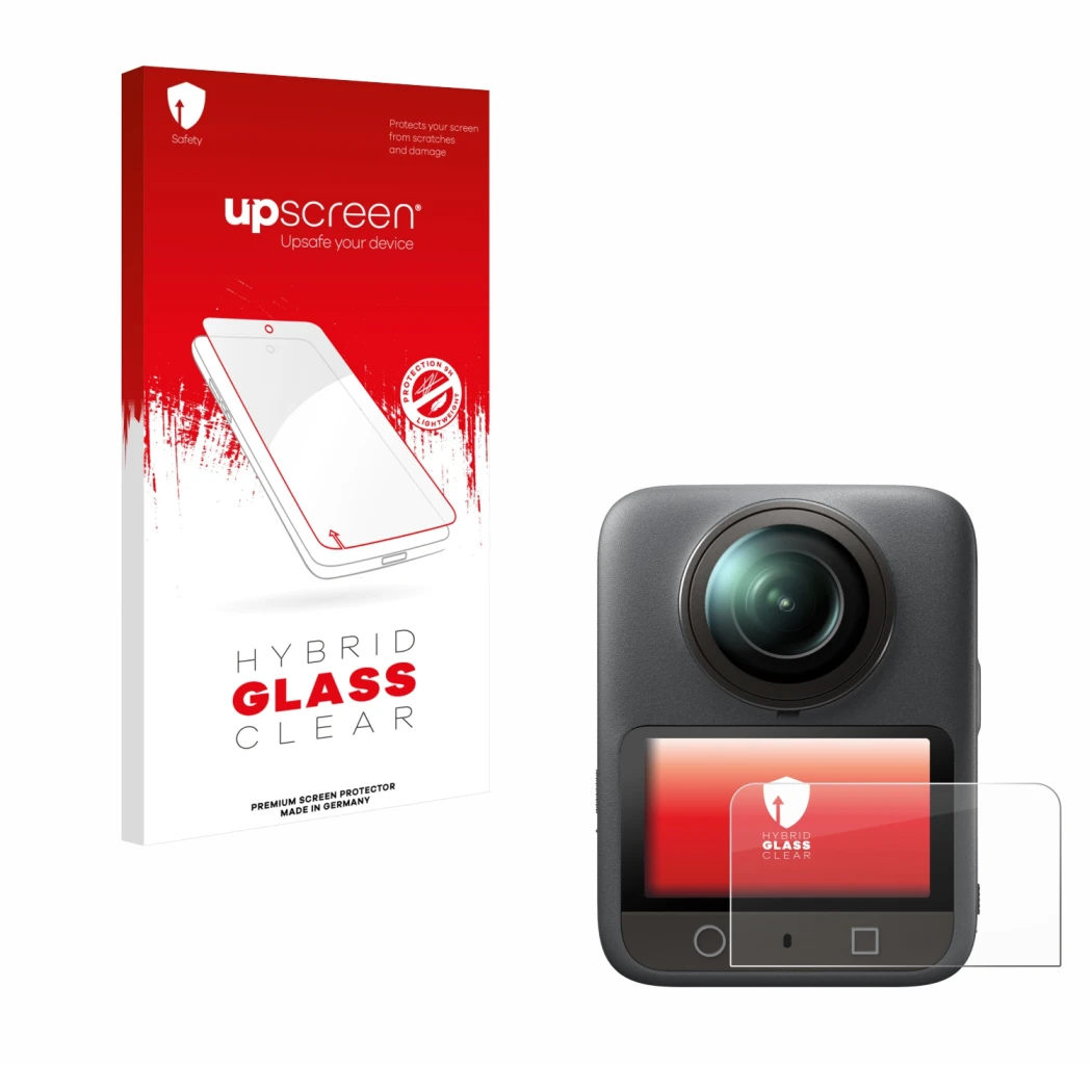 Front side of a product packaging with the brand logo upscreen. Next to it is the device DJI Osmo 360 shown with the correspon