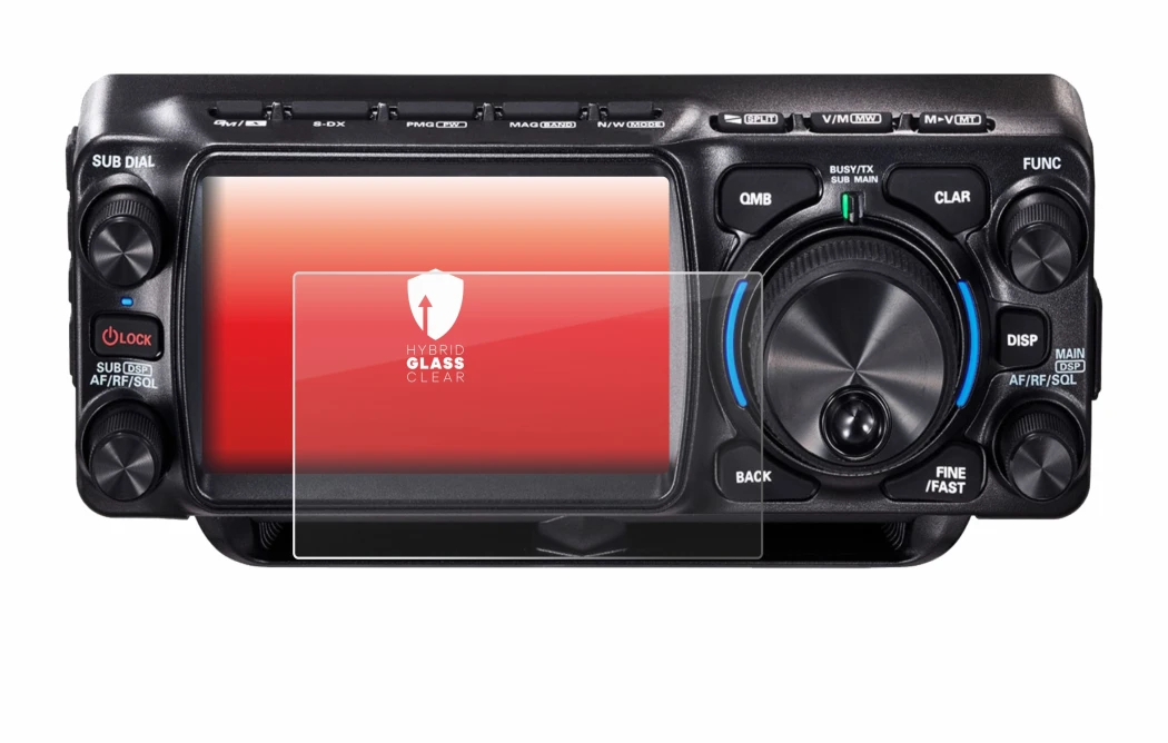 Image of the device Yaesu FTX-1 with a wide variety of screen protectors.