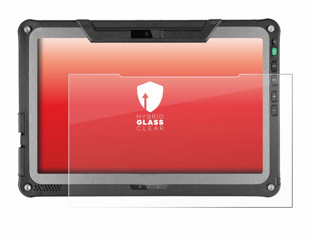Image of the device Getac F110 G7 with a wide variety of screen protectors.