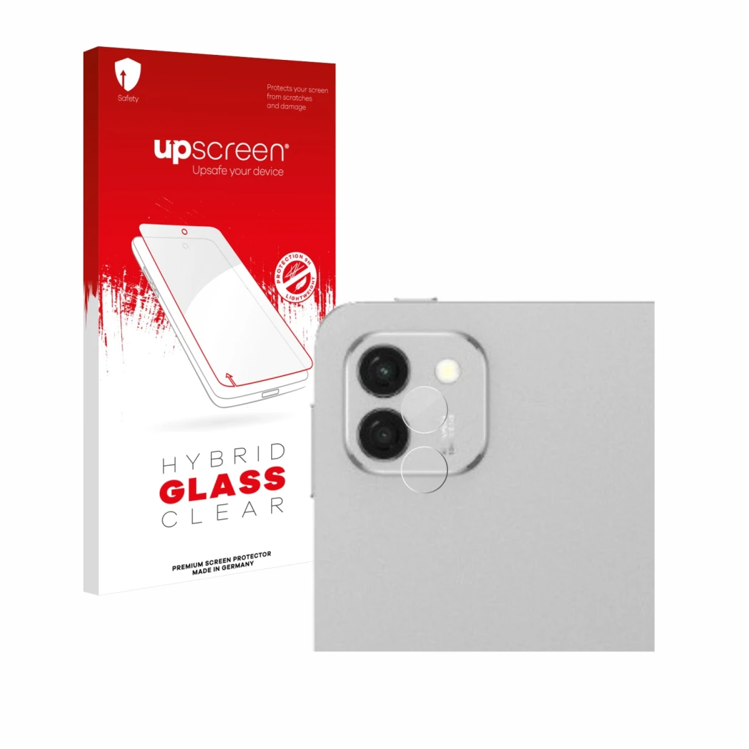 Front side of a product packaging with the brand logo upscreen. Next to it is the device Honor Magicpad 3 (ONLY Camera Lens) s