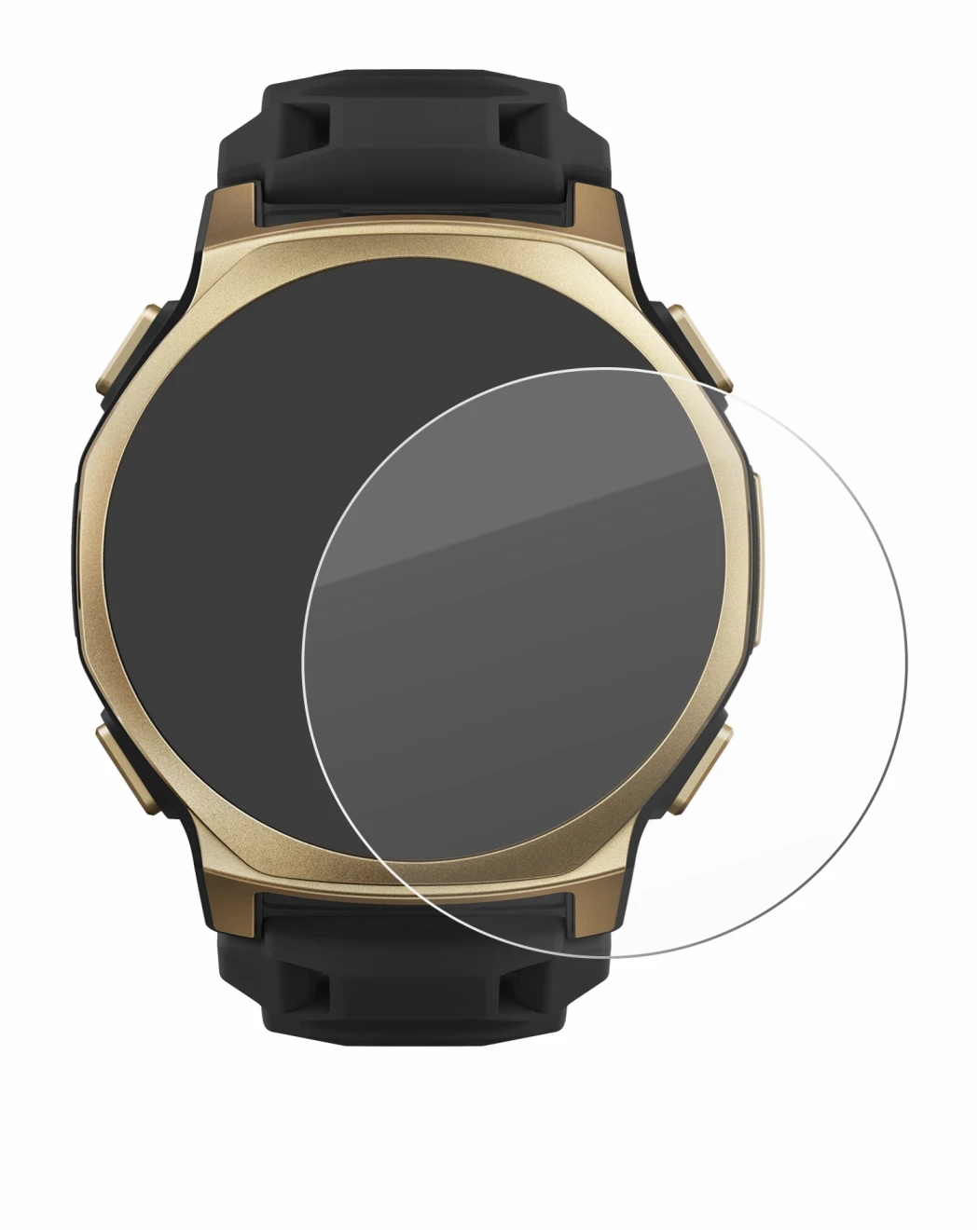 Image of the device Huami Amazfit T-Rex 3 Pro (44 mm) with a wide variety of screen protectors.