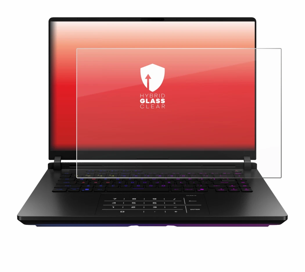 Image of the device ASUS ROG Strix SCAR 18 2025 with a wide variety of screen protectors.