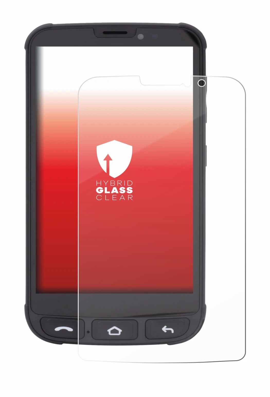 Image of the device Olympia Neo Mini with a wide variety of screen protectors.