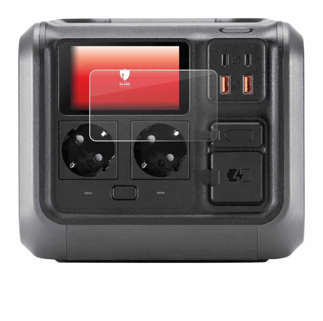 Image of the device DJI Power 500 with a wide variety of screen protectors.