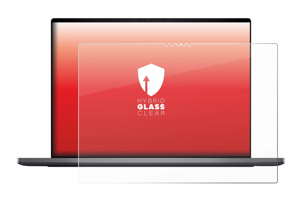 Image of the device Dell XPS 16 DA16260 with a wide variety of screen protectors.