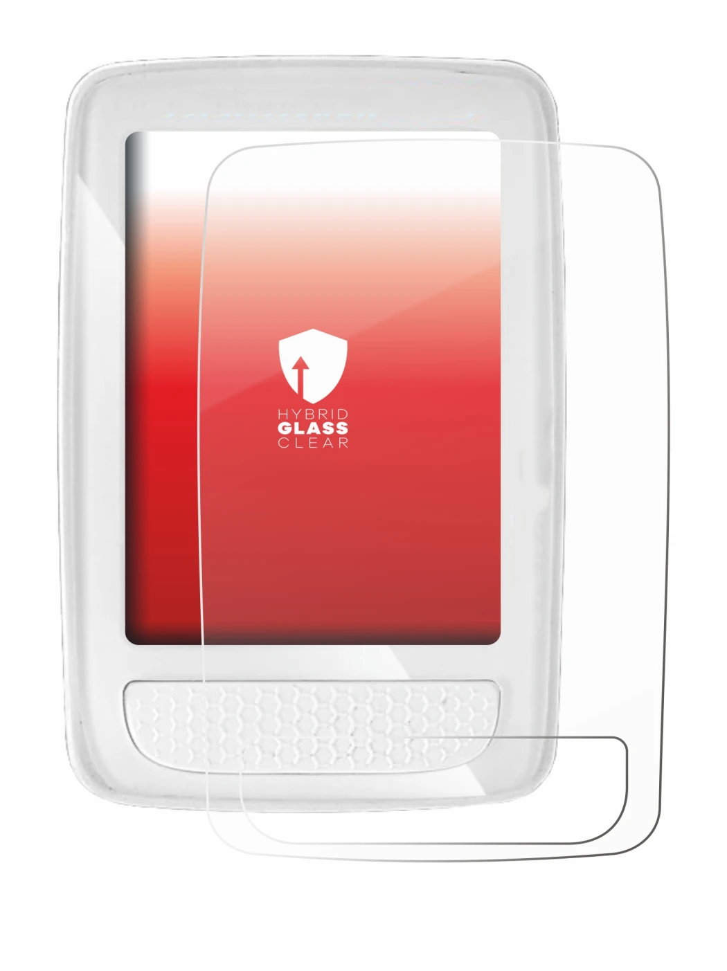 Image of the device Giant Axact 14W with a wide variety of screen protectors.