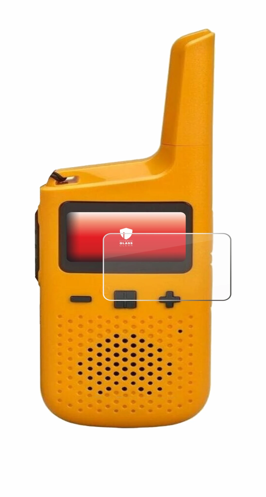 Image of the device Motorola Talkabout T72 with a wide variety of screen protectors.