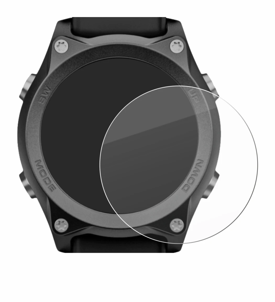 Image of the device Mares Sirius with a wide variety of screen protectors.