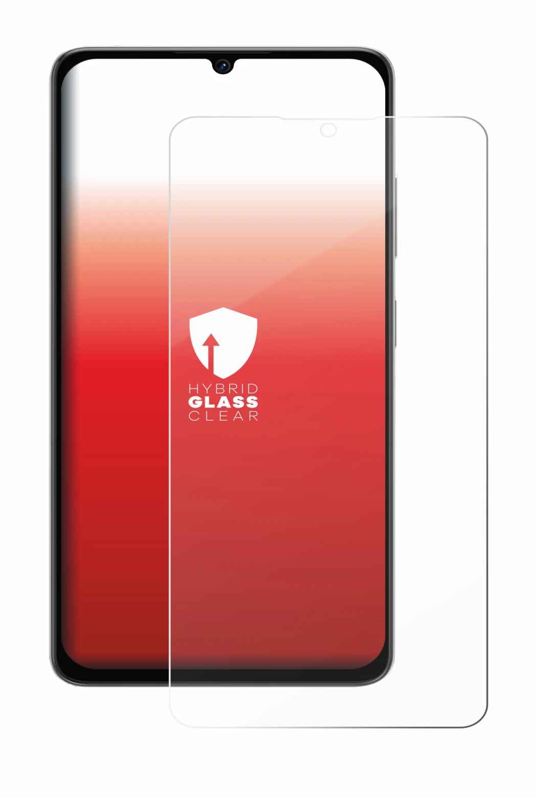 Image of the device Lava Bold N2 Pro with a wide variety of screen protectors.