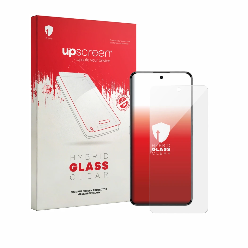Front side of a product packaging with the brand logo upscreen. Next to it is the device Honor X8d shown with the correspondin
