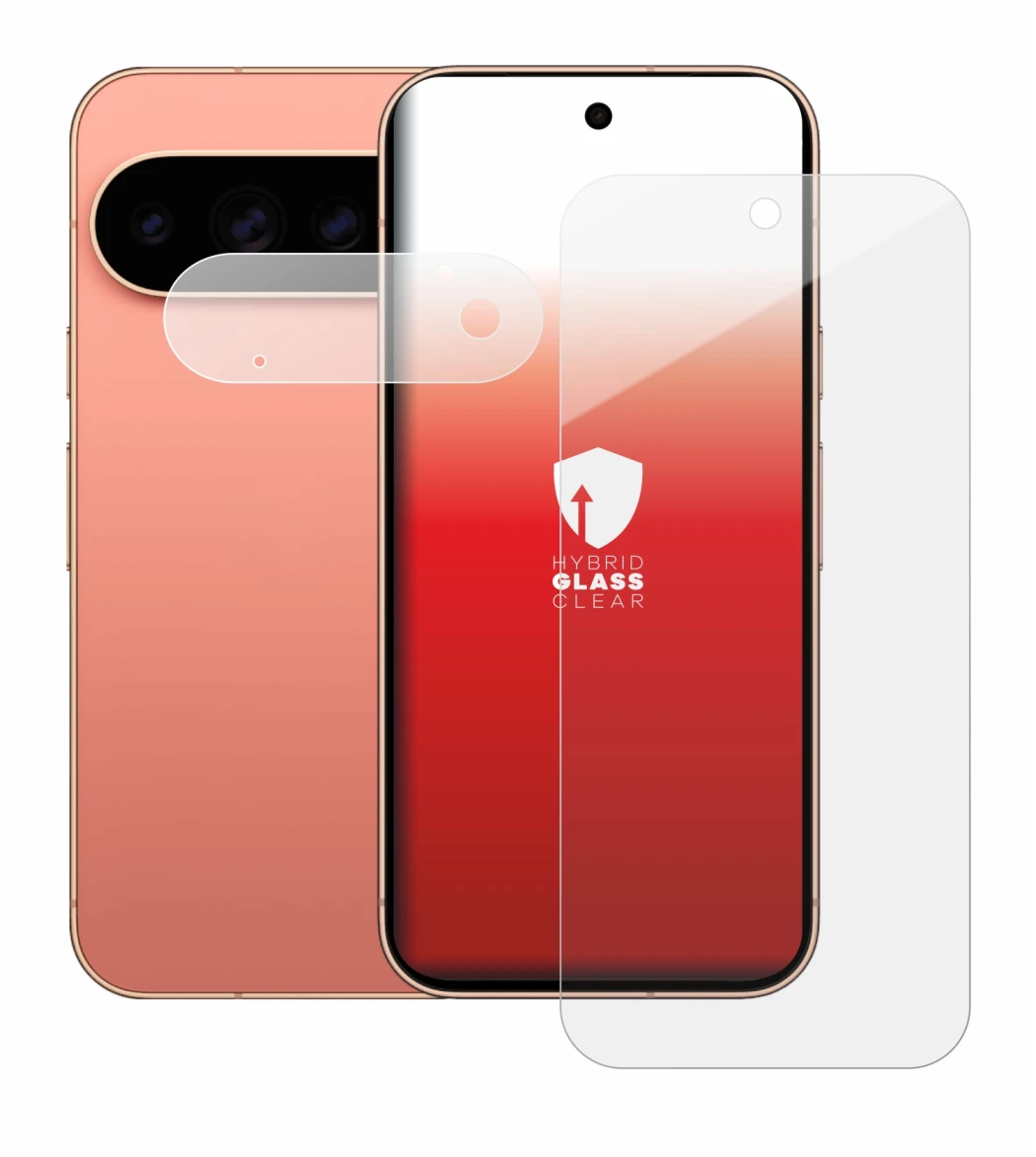 Image of the device Google Pixel 11 Pro (Front+Camera) with a wide variety of screen protectors.