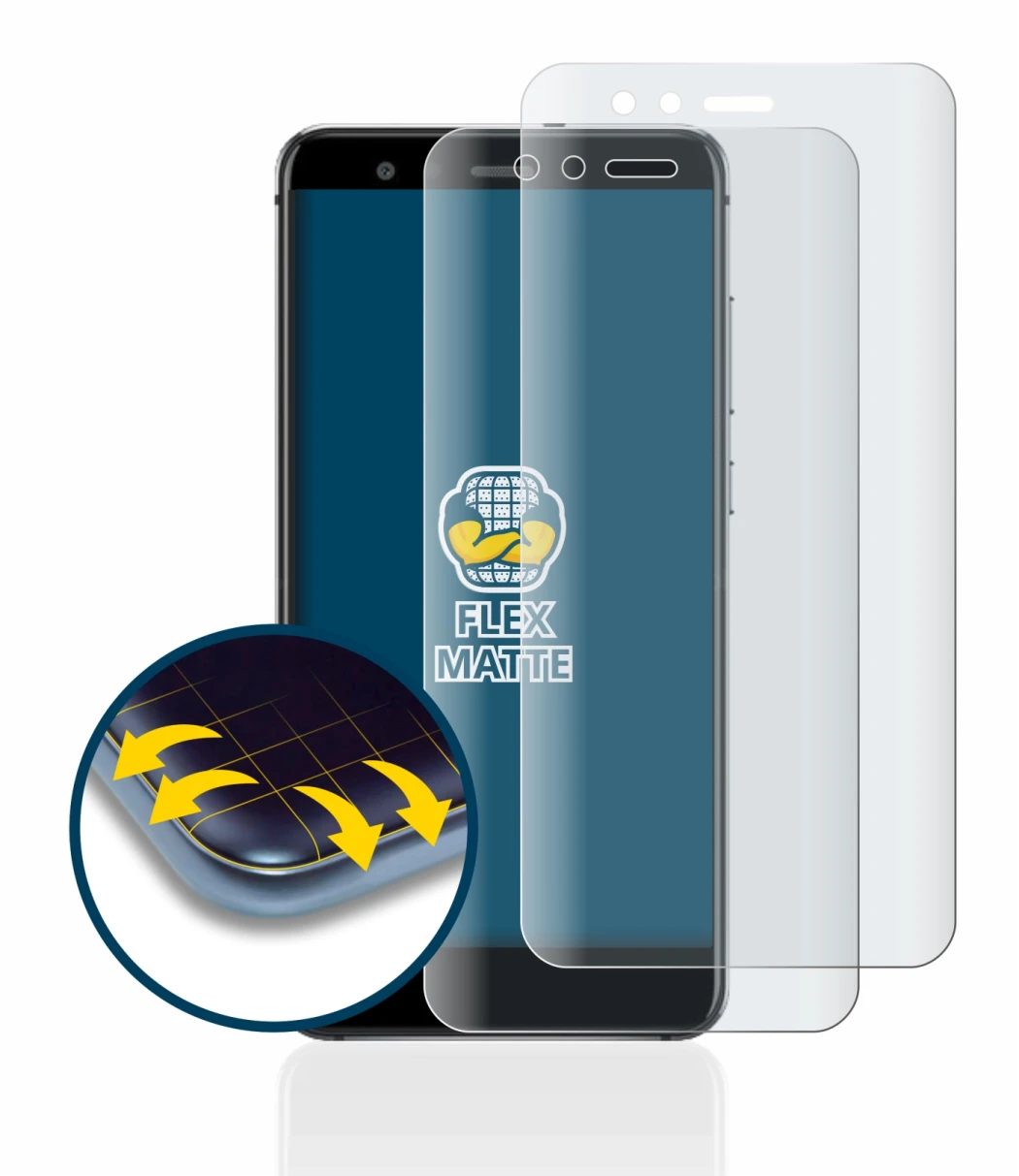 Image of the device Huawei P10 Lite with a wide variety of screen protectors.