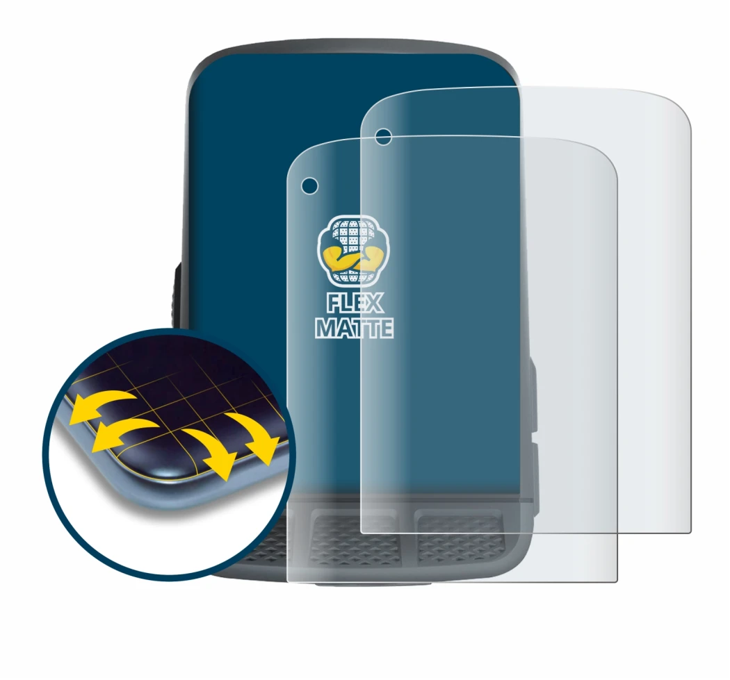 Image of the device Wahoo Elemnt Roam with a wide variety of screen protectors.
