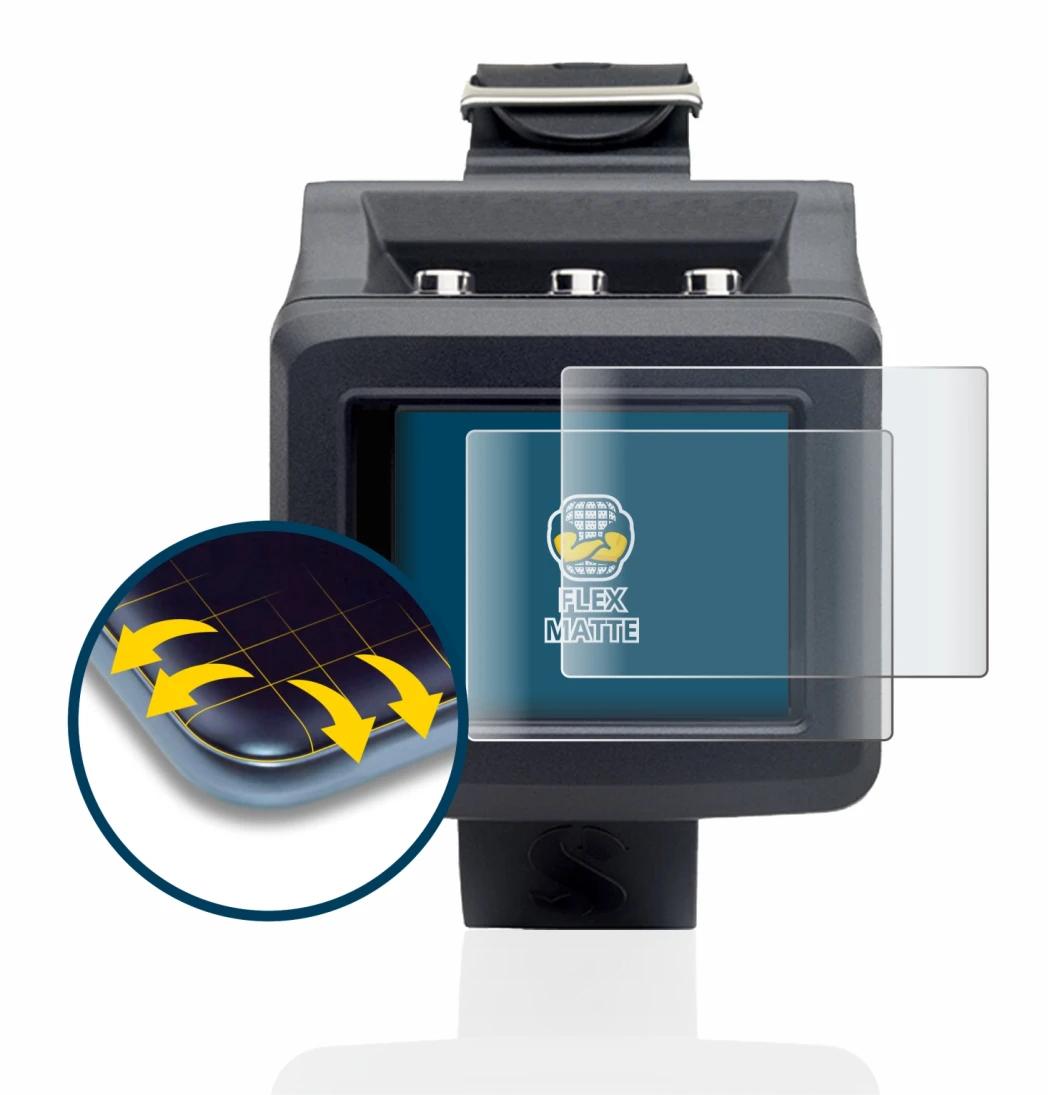 Image of the device Uwatec Galileo G2 with a wide variety of screen protectors.